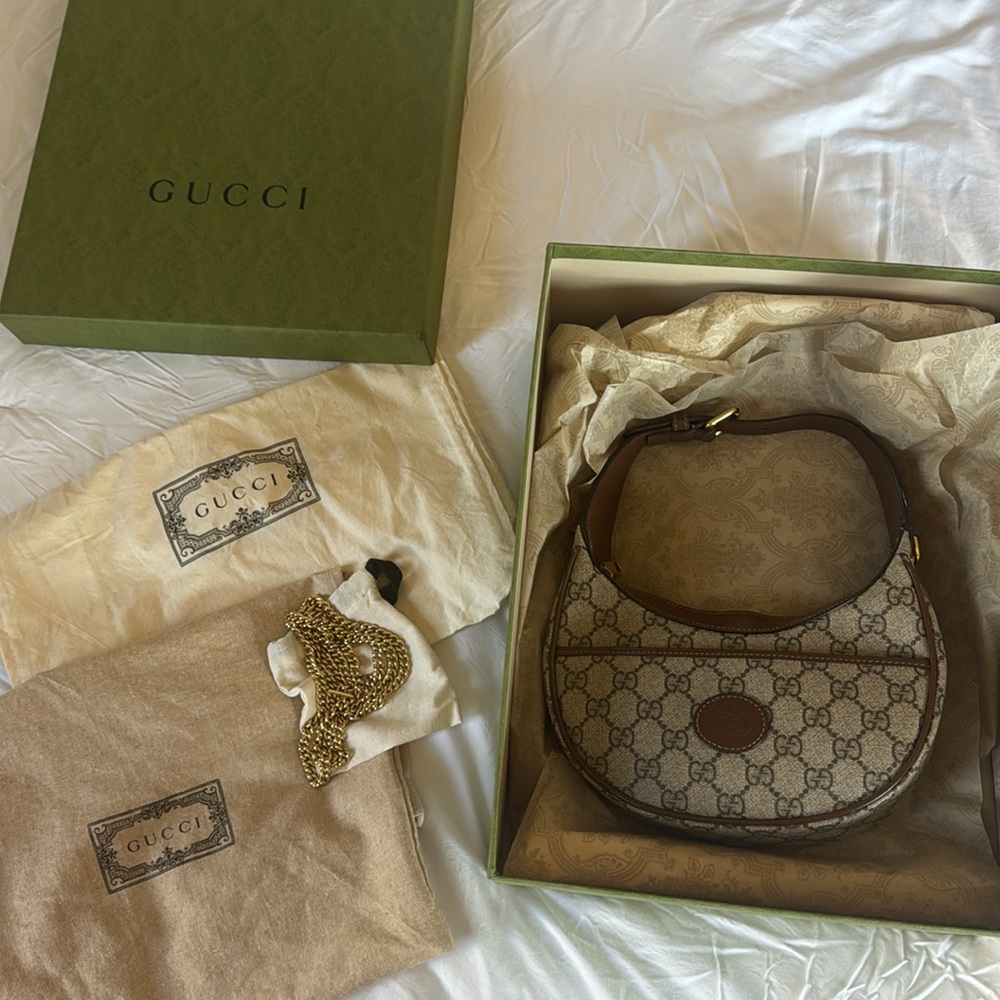 Gucci Half-Moon Mini Bag - Picture 5 of 14